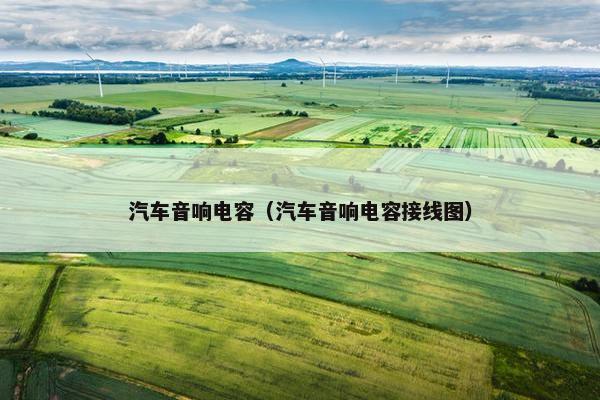 汽车音响电容（汽车音响电容接线图）
