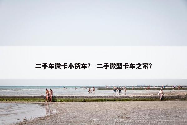 二手车微卡小货车？ 二手微型卡车之家？