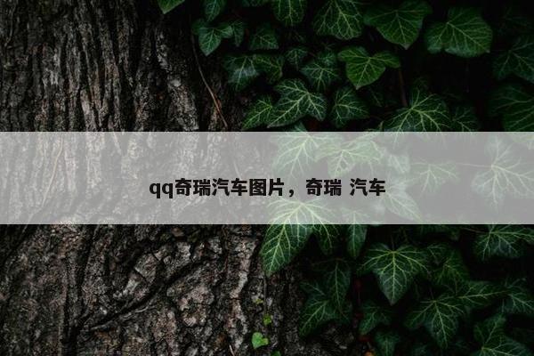 qq奇瑞汽车图片，奇瑞 汽车
