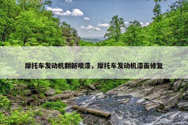 摩托车发动机翻新喷漆，摩托车发动机漆面修复