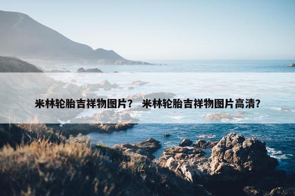米林轮胎吉祥物图片？ 米林轮胎吉祥物图片高清？
