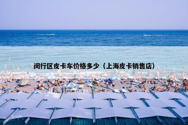 闵行区皮卡车价格多少（上海皮卡销售店）