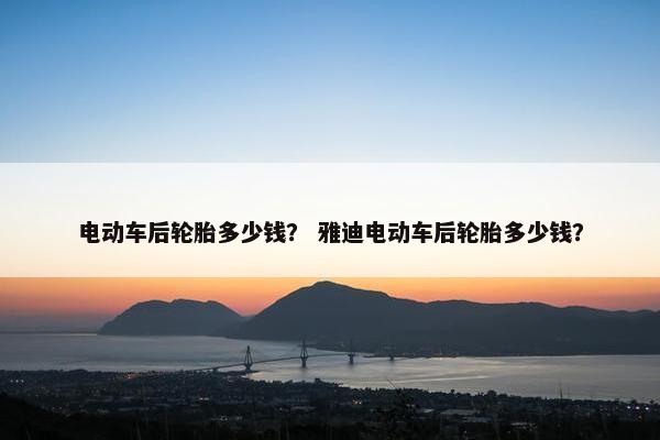 电动车后轮胎多少钱？ 雅迪电动车后轮胎多少钱？