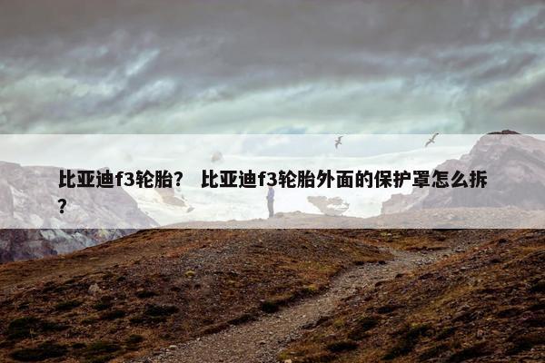 比亚迪f3轮胎？ 比亚迪f3轮胎外面的保护罩怎么拆？