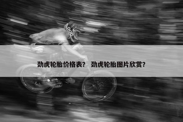劲虎轮胎价格表？ 劲虎轮胎图片欣赏？