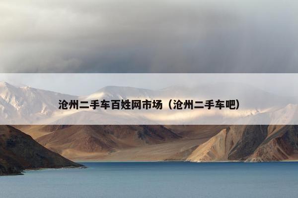 沧州二手车百姓网市场（沧州二手车吧）