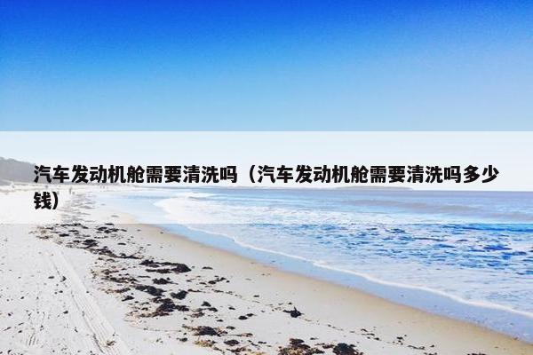 汽车发动机舱需要清洗吗（汽车发动机舱需要清洗吗多少钱）