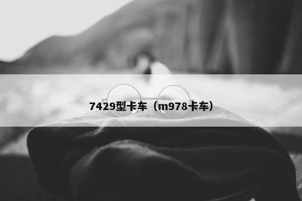 7429型卡车（m978卡车）