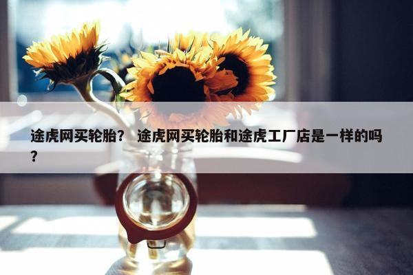 途虎网买轮胎？ 途虎网买轮胎和途虎工厂店是一样的吗？
