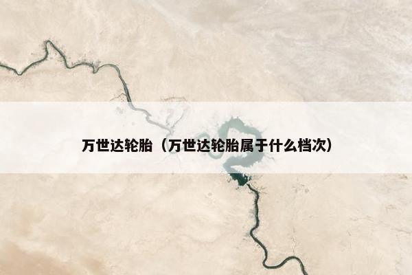 万世达轮胎（万世达轮胎属于什么档次）
