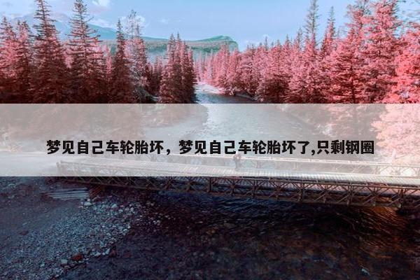 梦见自己车轮胎坏，梦见自己车轮胎坏了,只剩钢圈