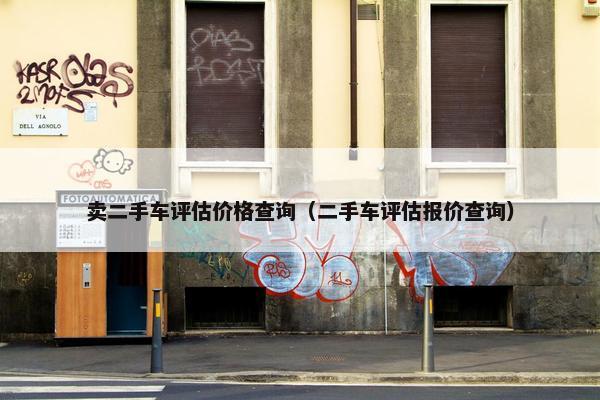 卖二手车评估价格查询（二手车评估报价查询）