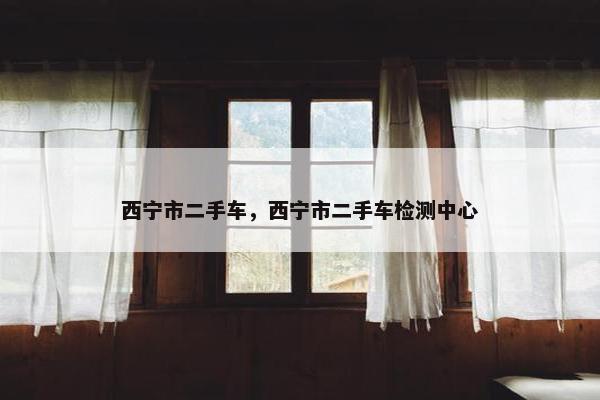 西宁市二手车，西宁市二手车检测中心