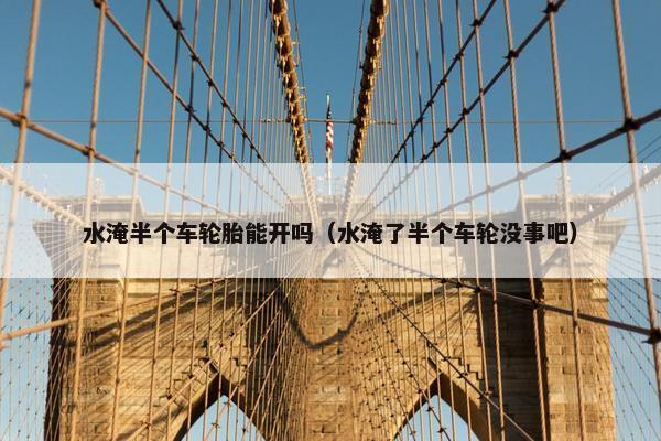 水淹半个车轮胎能开吗（水淹了半个车轮没事吧）