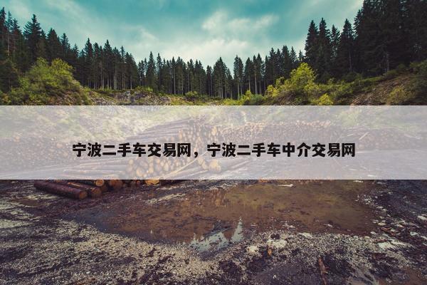 宁波二手车交易网，宁波二手车中介交易网